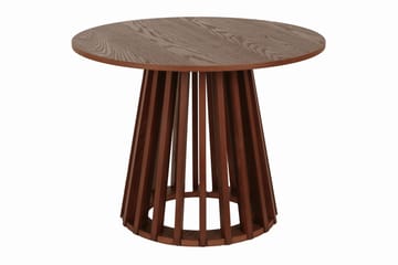 Peyra Soffbord Satsbord Runt 86/60 cm Fanér - Valnöt - Möbler - Vardagsrum - Soffbord & vardagsrumsbord - Soffbord