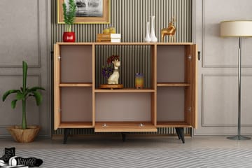 PIETRO Konsollbord 120x87,4 cm Ljusbrun - Möbler - Vardagsrum - Soffbord & vardagsrumsbord - Avlastningsbord & konsolbord