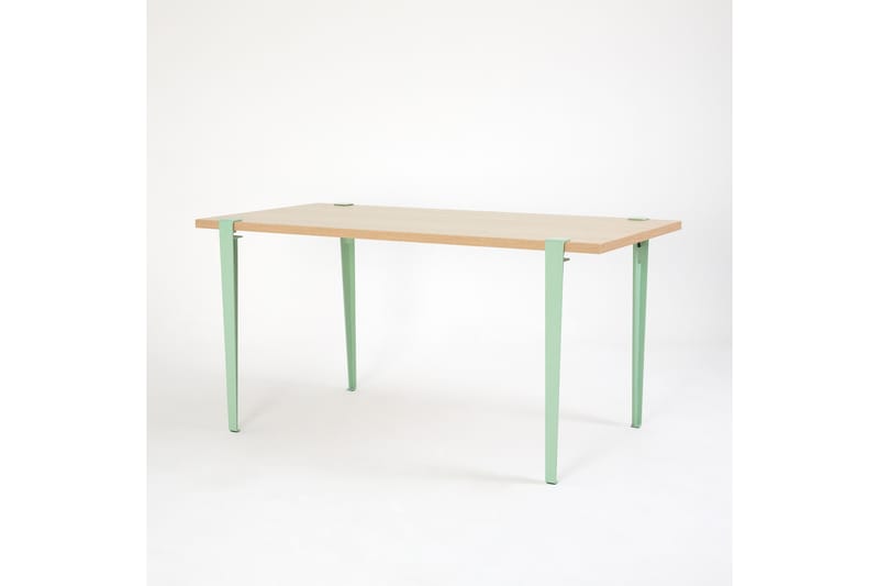 PINEIOS Matbord 150x75 cm Brun/Blå - Bord - Matbord & köksbord