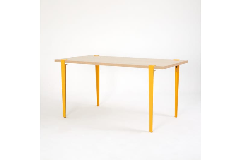 PINEIOS Matbord 150x75 cm Brun/Gul - Möbler - Matplats - Matbord & köksbord