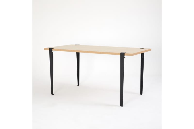 PINEIOS Matbord 150x75 cm Brun/Svart - Möbler - Matplats - Matbord & köksbord