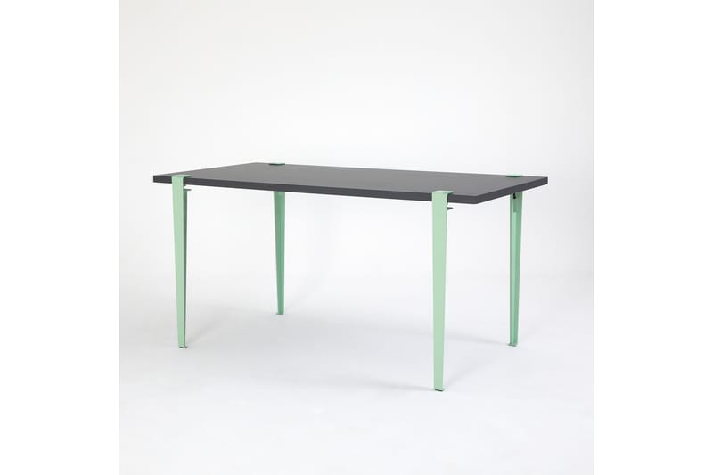 PINEIOS Matbord 150x75 cm Svart/Blå - Bord - Matbord & köksbord