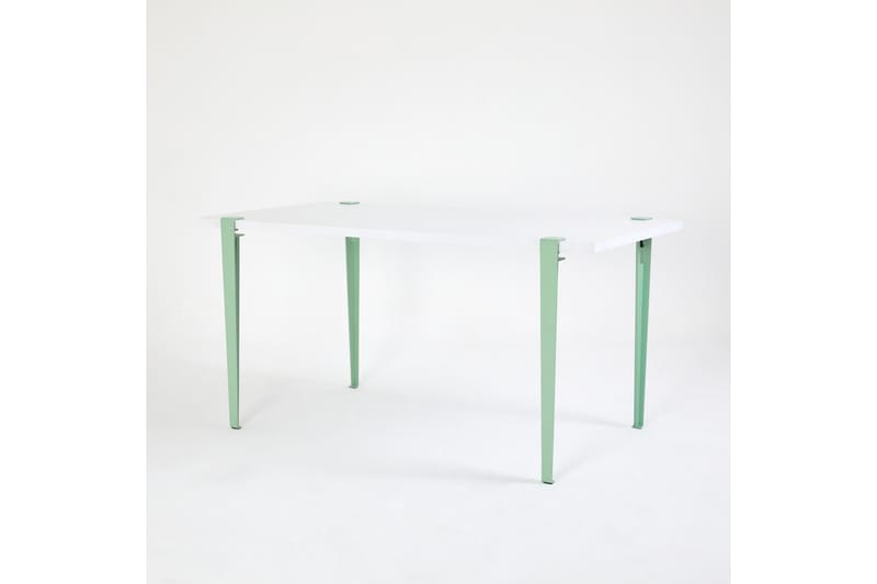 PINEIOS Matbord 150x75 cm Vit/Blå/Grön - M�öbler - Matplats - Matbord & köksbord