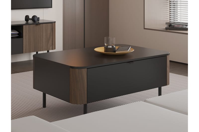 Pollena Soffbord 104 cm - Brun - Möbler - Vardagsrum - Soffbord & vardagsrumsbord - Soffbord