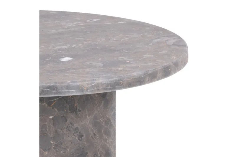 Prisa Runt Sidobord i Marmor Sten 50 cm - Grå / Brun - Möbler - Vardagsrum - Soffbord & vardagsrumsbord - Brickbord