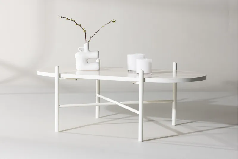 Pueblo Soffbord 65,5 cm - Beige - Möbler - Vardagsrum - Soffbord & vardagsrumsbord - Soffbord