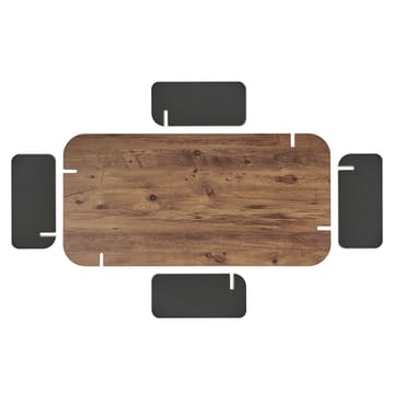 Qalen Soffbord 120 cm - Atlantisk furu och antracit - Möbler - Vardagsrum - Soffbord & vardagsrumsbord - Soffbord