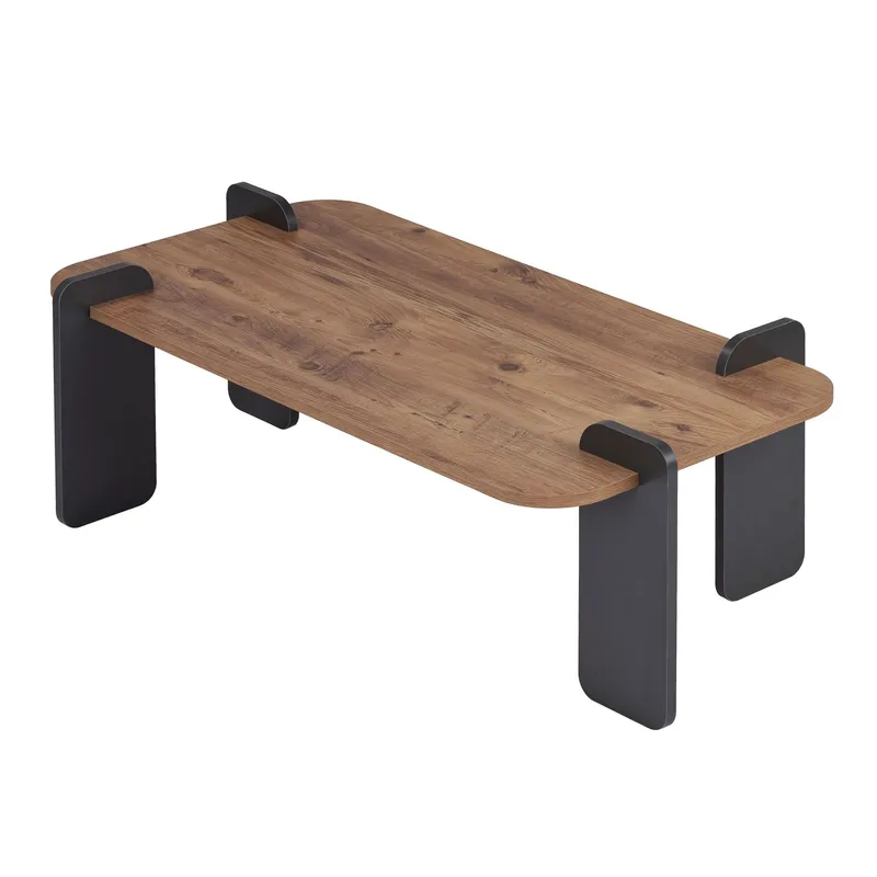 Qalen Soffbord 120 cm, Atlantisk furu och antracit