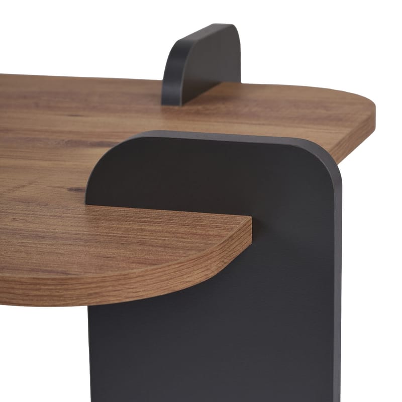 Qalen Soffbord 120 cm - Atlantisk furu och antracit - Möbler - Vardagsrum - Soffbord & vardagsrumsbord - Soffbord