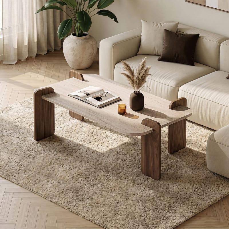 Qalen Soffbord 120 cm - Möbler - Vardagsrum - Soffbord & vardagsrumsbord - Soffbord