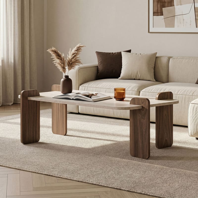 Qalen Soffbord 120 cm - Möbler - Vardagsrum - Soffbord & vardagsrumsbord - Soffbord