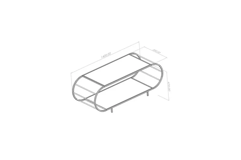 Quorinor Soffbord 145 cm - Natur - Möbler - Vardagsrum - Soffbord & vardagsrumsbord - Soffbord