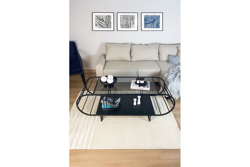 Quorinor Soffbord 145 cm - Svart - Möbler - Vardagsrum - Soffbord & vardagsrumsbord - Soffbord