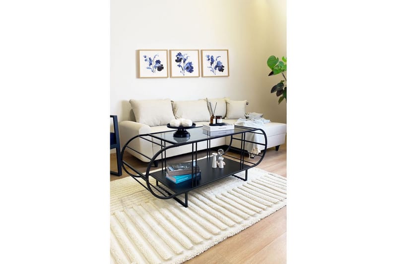 Quorinor Soffbord 145 cm - Svart - Möbler - Vardagsrum - Soffbord & vardagsrumsbord - Soffbord