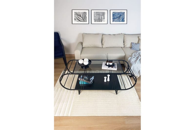 Quorinor Soffbord 145 cm - Svart - Möbler - Vardagsrum - Soffbord & vardagsrumsbord - Soffbord