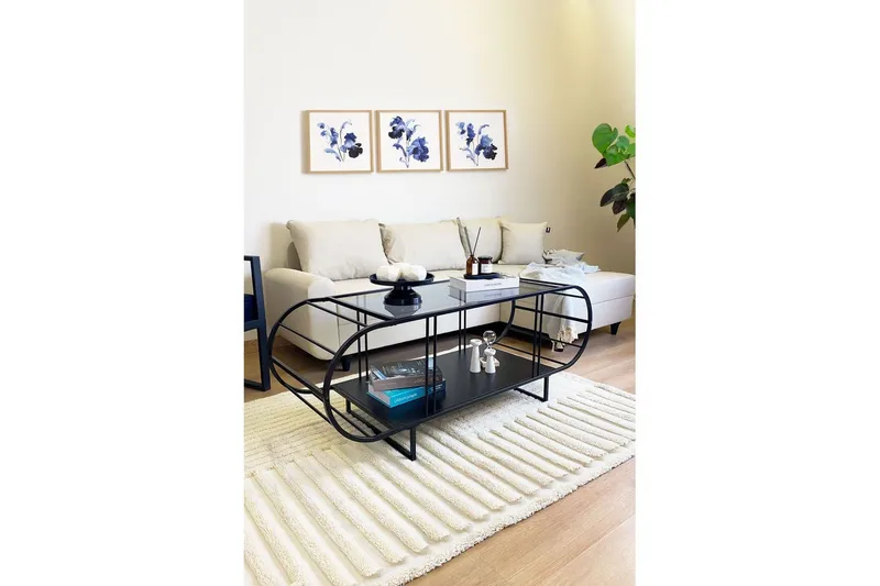 Quorinor Soffbord 145 cm - Svart - Möbler - Vardagsrum - Soffbord & vardagsrumsbord - Soffbord