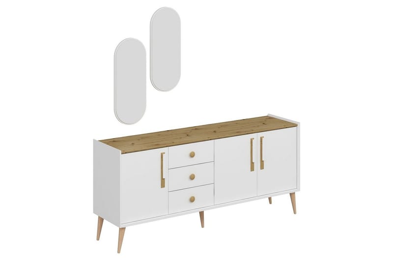 Ralor Konsollbord 180 cm - Vit - Möbler - Vardagsrum - Soffbord & vardagsrumsbord - Avlastningsbord & konsolbord