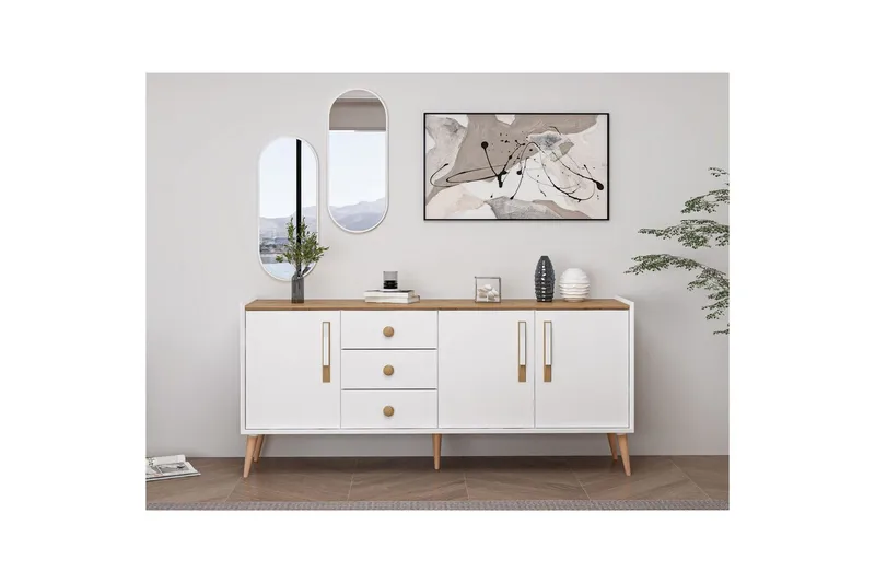 Ralor Konsollbord 180 cm - Vit - Möbler - Vardagsrum - Soffbord & vardagsrumsbord - Avlastningsbord & konsolbord