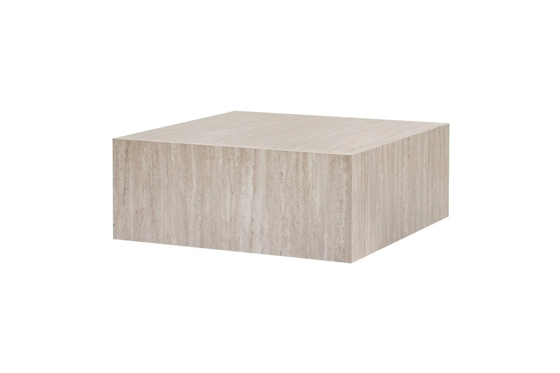 rambabu soffbord 90 cm - gul/brun