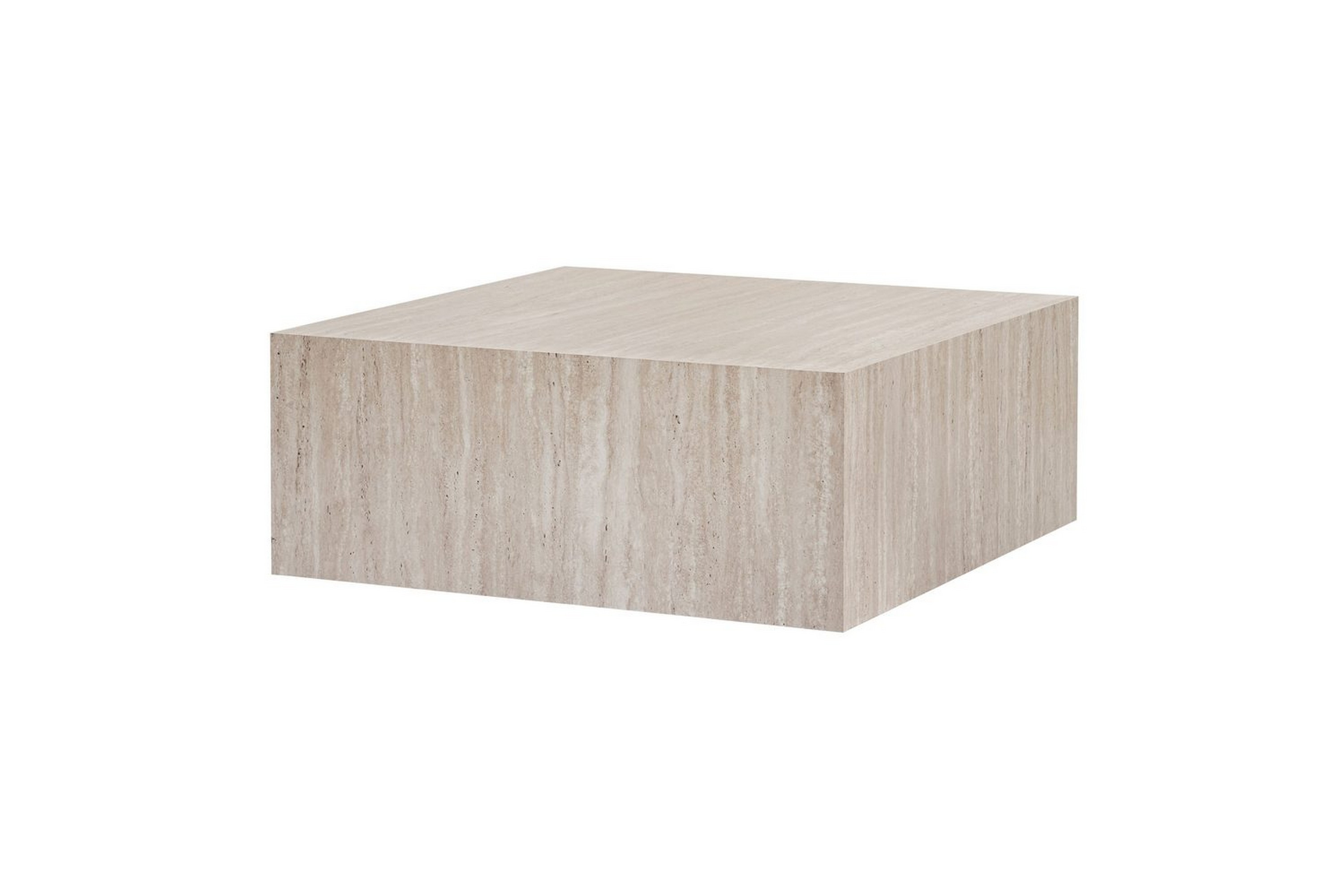 rambabu soffbord 90 cm - gul/brun