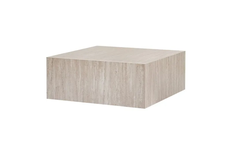 Rambabu Soffbord 90 cm, Gul/Brun