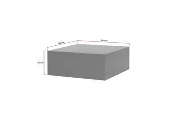 Rambabu Soffbord 90 cm - Svart - Möbler - Vardagsrum - Soffbord & vardagsrumsbord - Soffbord