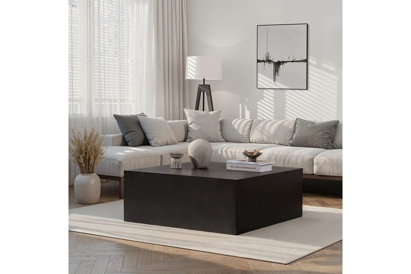 Rambabu Soffbord 90 cm - Svart - Möbler - Vardagsrum - Soffbord & vardagsrumsbord - Soffbord