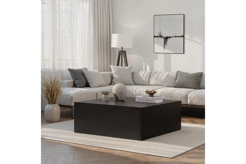 Rambabu Soffbord 90 cm - Svart - Möbler - Vardagsrum - Soffbord & vardagsrumsbord - Soffbord