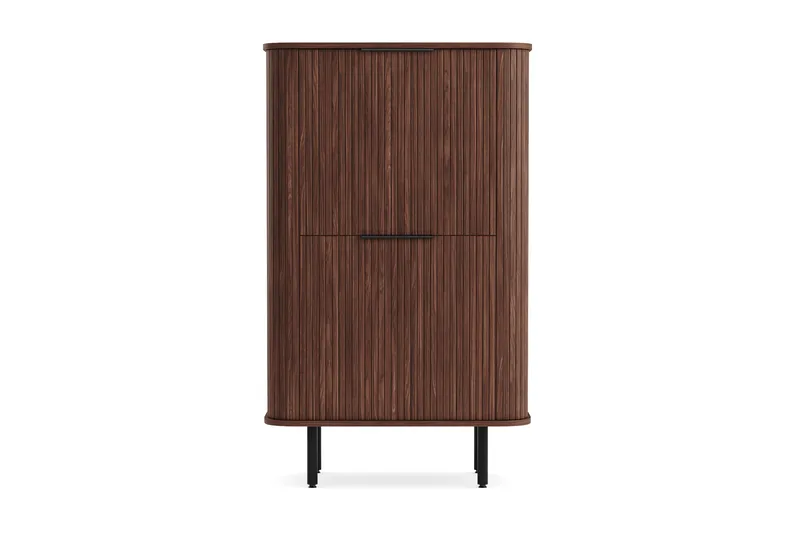 Kopparbo Högskåp Valnöt - Mörkbrunt valnötsträ - Förvaring - Förvaringsmöbler - Byrå