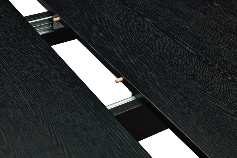 Kopparbo Matbord 180-240 cm Förlängningsbart - Svart trä - Möbler - Matplats - Matbord & köksbord