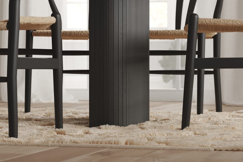 Kopparbo Matbord 160-220 cm Svart - Svart trä - Möbler - Matplats - Matbord & köksbord