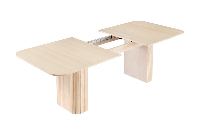 Kopparbo Matbord 200 cm Natur - Ljust vitlaserat ekträ - Möbler - Matplats - Matbord & köksbord