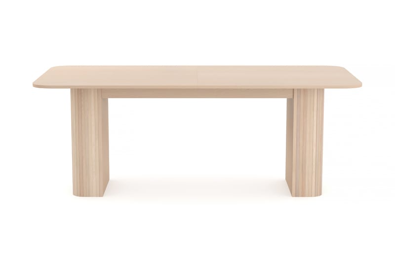 Kopparbo Matbord 200 cm Natur - Ljust vitlaserat ekträ - Möbler - Matplats - Matbord & köksbord