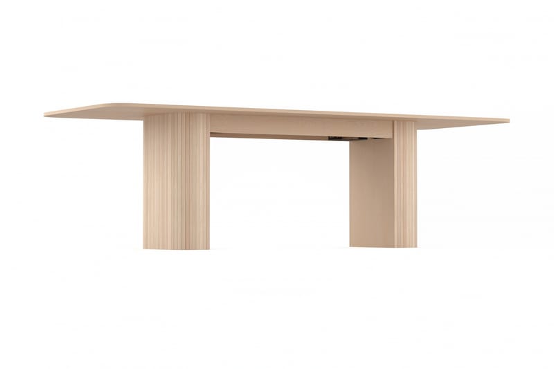 Kopparbo Matbord 200 cm Natur - Ljust vitlaserat ekträ - Möbler - Matplats - Matbord & köksbord