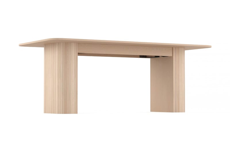 Kopparbo Matbord 200-260 cm Förlängningsbart med illäggsskiva - Vitlaserad Ek - Möbler - Matplats - Matbord & köksbord