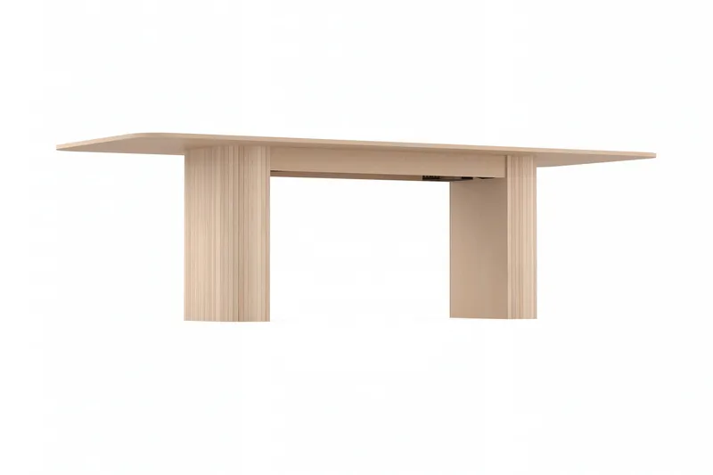 Kopparbo Matbord 200-260 cm Förlängningsbart med illäggsskiva - Vitlaserad Ek - Möbler - Matplats - Matbord & köksbord