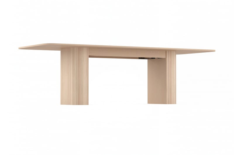 Kopparbo Matbord 200-260 cm Förlängningsbart med illäggsskiva - Vitlaserad Ek - Möbler - Matplats - Matbord & köksbord