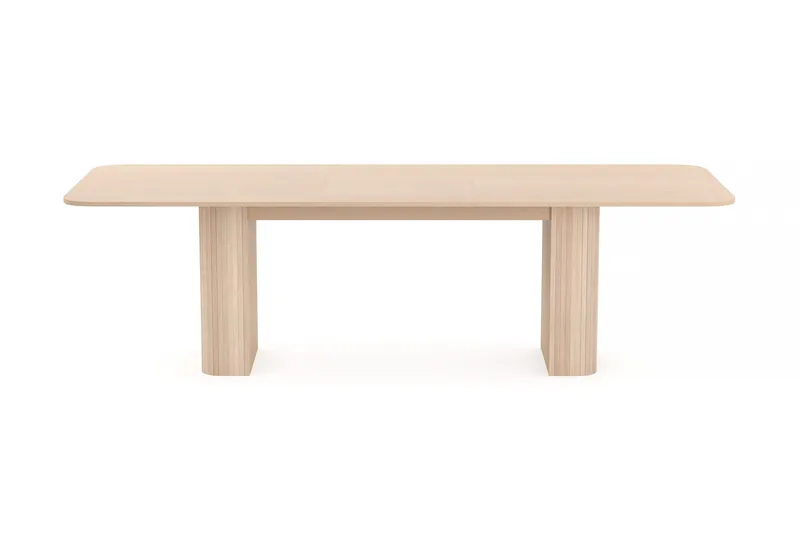 Kopparbo Matbord 200-260 cm Förlängningsbart med illäggsskiva - Vitlaserad Ek - Möbler - Matplats - Matbord & köksbord