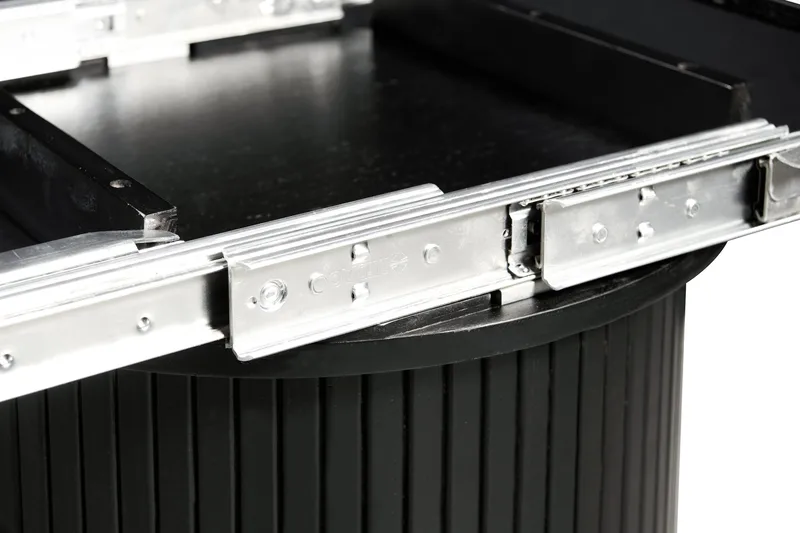 Kopparbo Runt Matbord 130 cm Förlängningsbar med illäggsskiva - Svart Trä / Ribbad - Möbler - Matplats - Matbord & köksbord