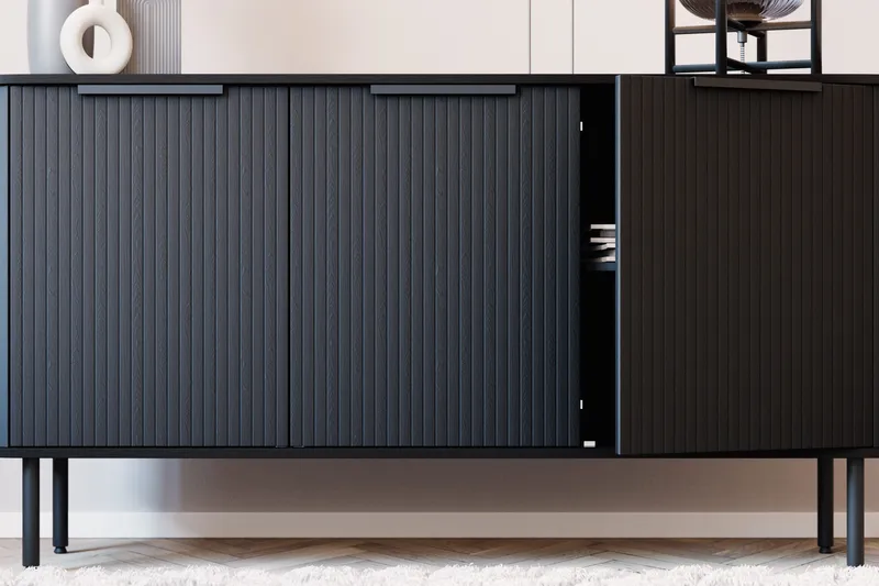 Kopparbo Sideboard Svart - Svart trä - Förvaring - Förvaringsmöbler - Skänkar & sideboards