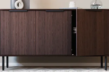 Kopparbo Sideboard Valnöt - Mörkbrunt valnötsträ - Förvaring - Förvaringsmöbler - Skänkar & sideboards