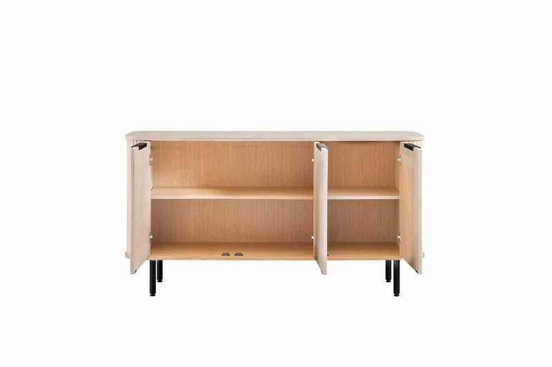 Kopparbo Sideboard Vitlaserad Ek - Ljust vitlaserat ekträ - Förvaring - Förvaringsmöbler - Skänkar & sideboards