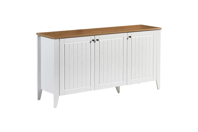 Ranko Konsollbord 150 cm - Mediumfärgat trä/Vit - Möbler - Vardagsrum - Soffbord & vardagsrumsbord - Avlastningsbord & konsolbord