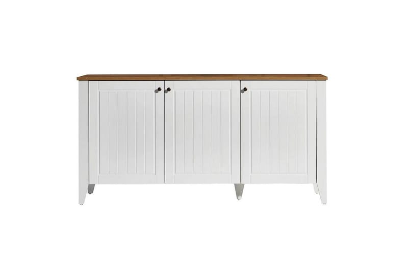 Ranko Konsollbord 150 cm - Mediumfärgat trä/Vit - Möbler - Vardagsrum - Soffbord & vardagsrumsbord - Avlastningsbord & konsolbord