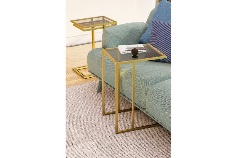 Ransdorp Satsbord 42 cm - Guld - Möbler - Vardagsrum - Soffbord & vardagsrumsbord - Satsbord