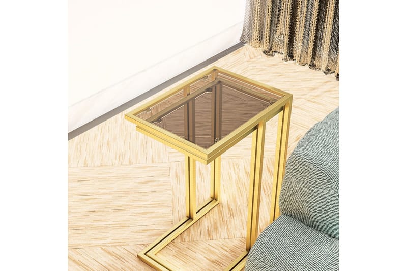 Ransdorp Satsbord 42 cm - Guld - Möbler - Vardagsrum - Soffbord & vardagsrumsbord - Satsbord