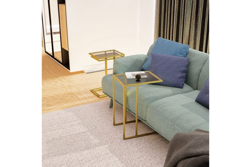 Ransdorp Satsbord 42 cm - Guld - Möbler - Vardagsrum - Soffbord & vardagsrumsbord - Satsbord
