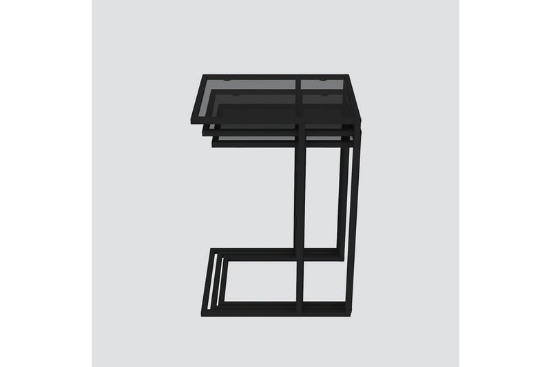 Ransdorp Satsbord 42 cm - Svart - Möbler - Vardagsrum - Soffbord & vardagsrumsbord - Satsbord