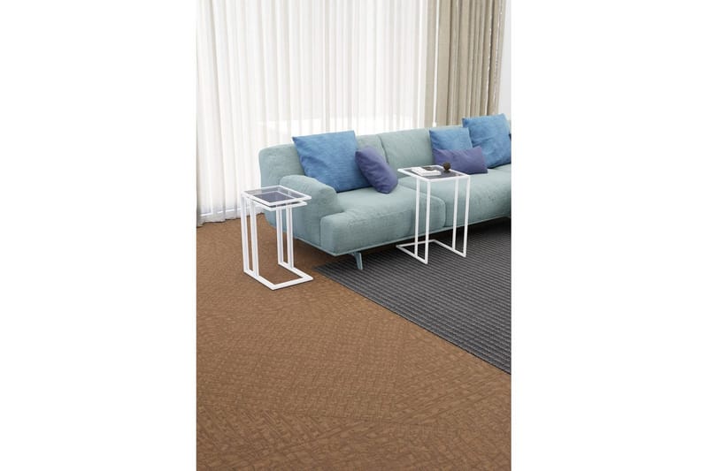 Ransdorp Satsbord 42 cm - Vit - Möbler - Vardagsrum - Soffbord & vardagsrumsbord - Satsbord