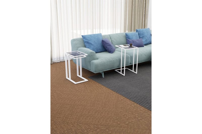 Ransdorp Satsbord 42 cm - Vit - Möbler - Vardagsrum - Soffbord & vardagsrumsbord - Satsbord